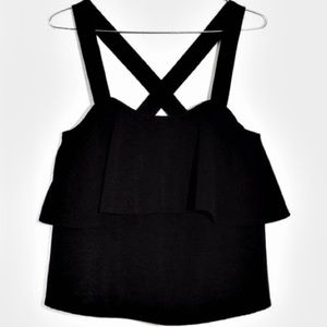 MADEWELL texture & thread tiered tank size S